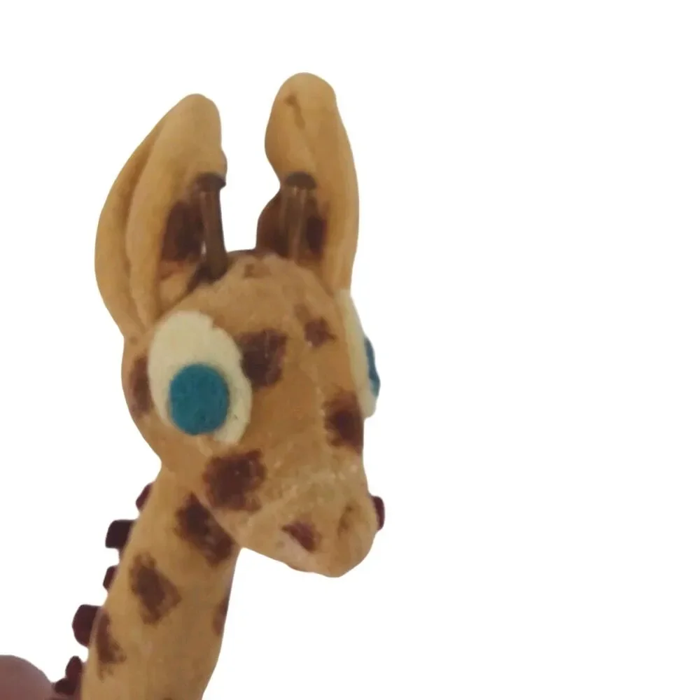 Vtg 50s Plush Giraffe Japan Big Eyes Handmade Fancy Animal